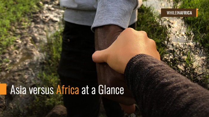 Asia versus Africa at a Glance